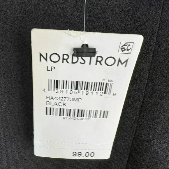 Halogen Women Black Lightweight Blazer Sz LP - Picture 5 of 5